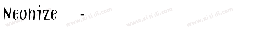 Neonize 常规字体转换